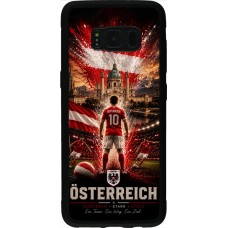 Samsung Galaxy S8 Case Hülle - Silikon schwarz Fussball Österreich splash 2026
