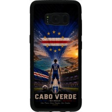 Coque Samsung Galaxy S8 - Silicone rigide noir Football Cap-Vert splash 2026