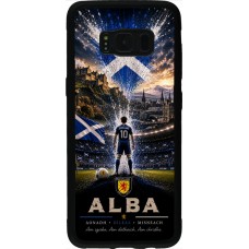 Coque Samsung Galaxy S8 - Silicone rigide noir Football Écosse splash 2026