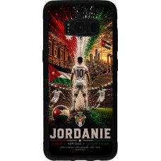Coque Samsung Galaxy S8 - Silicone rigide noir Football Jordanie splash 2026
