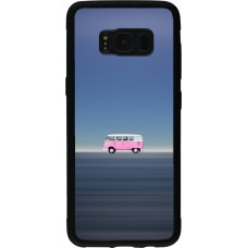 Samsung Galaxy S8 Case Hülle - Silikon schwarz Spring 23 pink bus