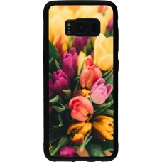 Coque Samsung Galaxy S8 - Silicone rigide noir Bouquet of tulips 2026
