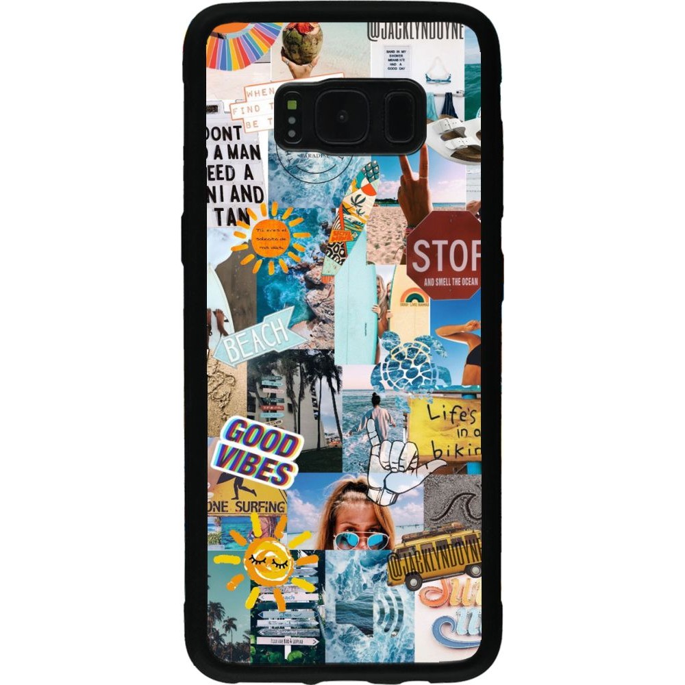 Coque Samsung Galaxy S8 - Silicone rigide noir Summer 2021 15