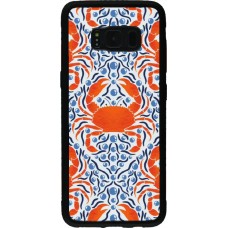 Samsung Galaxy S8 Case Hülle - Silikon schwarz Crabs and pearls Summer 2026