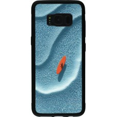 Samsung Galaxy S8 Case Hülle - Silikon schwarz Orange surf Summer 2026