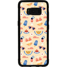 Coque Samsung Galaxy S8 - Silicone rigide noir Pattern Summer 2026