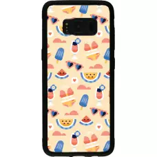 Coque Samsung Galaxy S8 - Silicone rigide noir Pattern Summer 2026