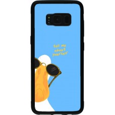 Samsung Galaxy S8 Case Hülle - Silikon schwarz Tell me about yourself Summer 2026