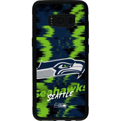 Samsung Galaxy S8 Case Hülle - Silikon schwarz Super Bowl 26 Seattle 2