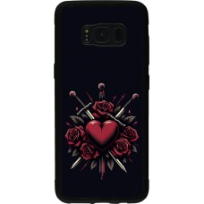 Samsung Galaxy S8 Case Hülle - Silikon schwarz Valentine 2024 gothic love