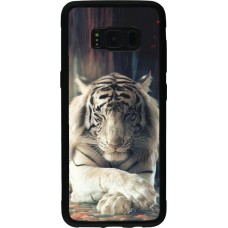 Hülle Samsung Galaxy S8 - Silikon schwarz Zen Tiger