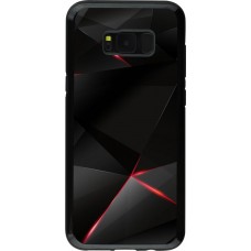 Hülle Samsung Galaxy S8+ - Hybrid Armor schwarz Black Red Lines