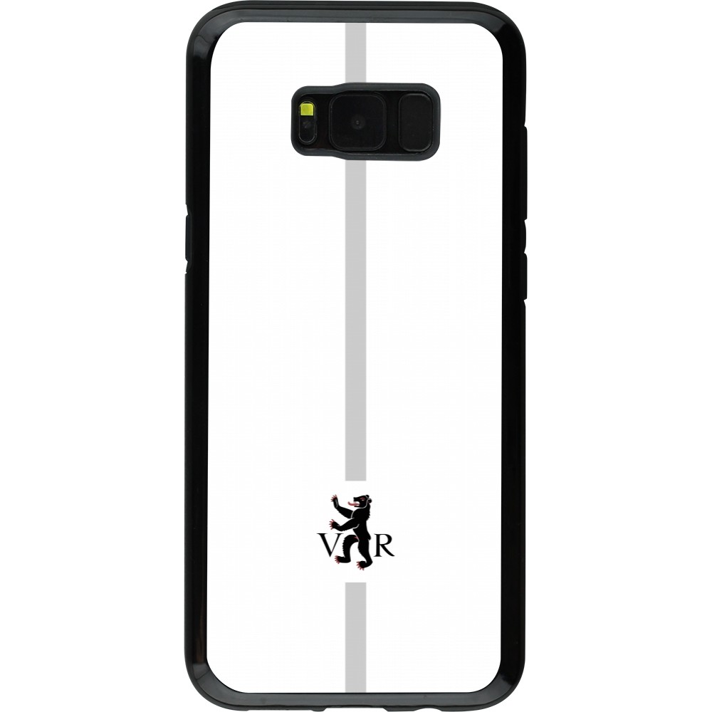 Samsung Galaxy S8+ Case Hülle - Hybrid Armor schwarz Kanton AR weiss