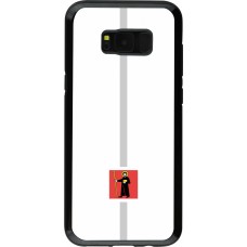 Samsung Galaxy S8+ Case Hülle - Hybrid Armor schwarz Kanton GL weiss