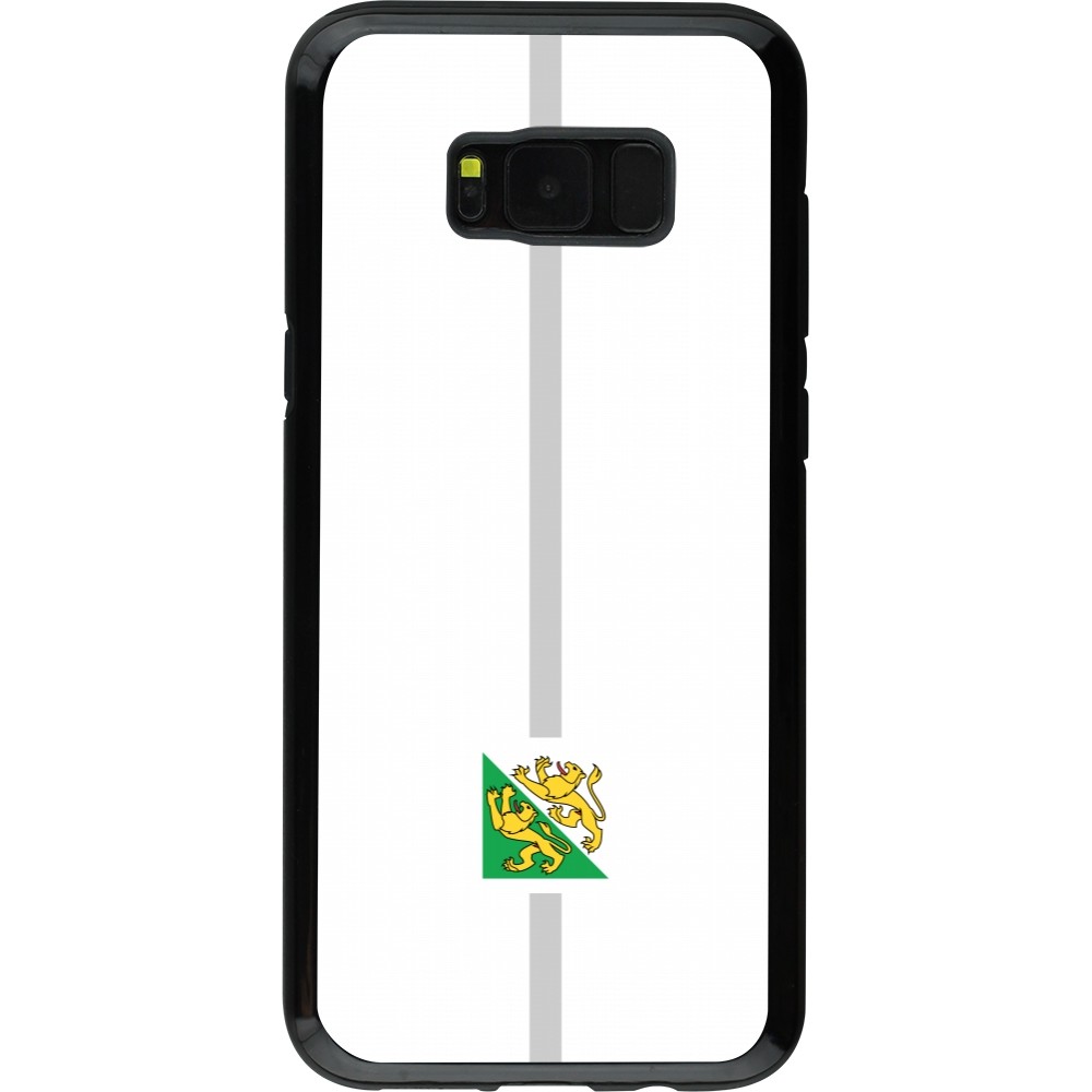 Samsung Galaxy S8+ Case Hülle - Hybrid Armor schwarz Kanton TG weiss
