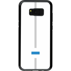 Samsung Galaxy S8+ Case Hülle - Hybrid Armor schwarz Kanton ZG weiss