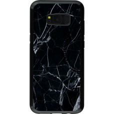 Hülle Samsung Galaxy S8+ - Hybrid Armor schwarz Marble Black 01