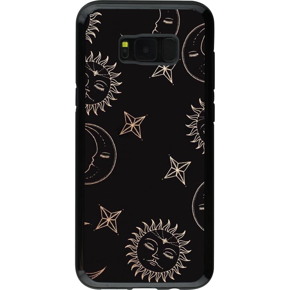 Coque Samsung Galaxy S8+ - Hybrid Armor noir Suns and Moons