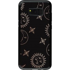 Coque Samsung Galaxy S8+ - Hybrid Armor noir Suns and Moons