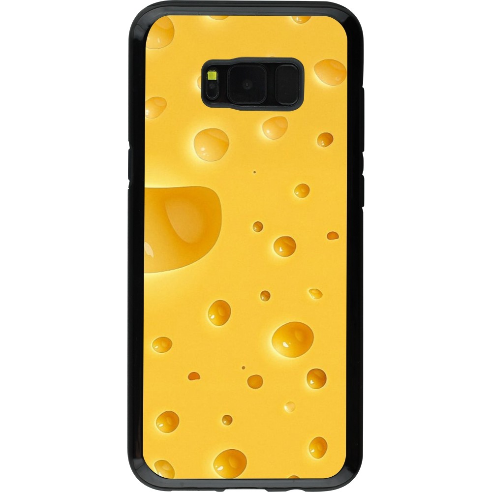 Coque Samsung Galaxy S8+ - Hybrid Armor noir Fête Nationale Suisse Cheese