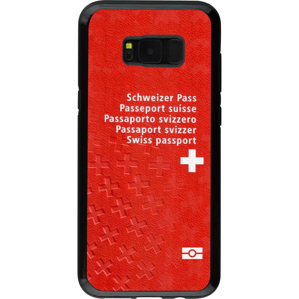 Coque Samsung Galaxy S8+ - Hybrid Armor noir Swiss Passport