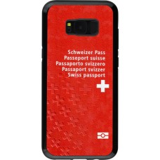 Coque Samsung Galaxy S8+ - Hybrid Armor noir Swiss Passport