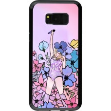 Samsung Galaxy S8+ Case Hülle - Hybrid Armor schwarz Taylor Swift Sketch - Pink