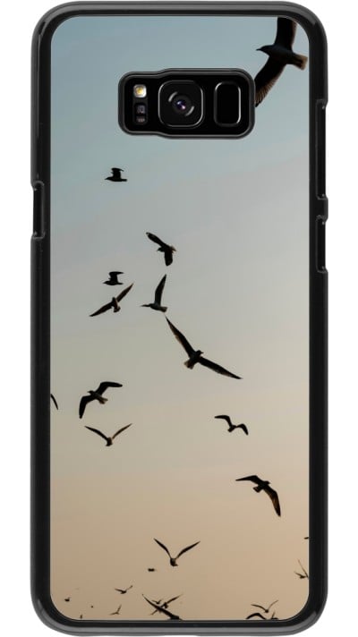 Samsung Galaxy S8+ Case Hülle - Autumn 22 flying birds shadow