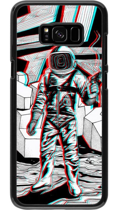 Hülle Samsung Galaxy S8+ - Anaglyph Astronaut