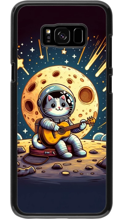 Coque Samsung Galaxy S8+ - AstroCat RockLune