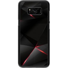 Hülle Samsung Galaxy S8+ - Black Red Lines
