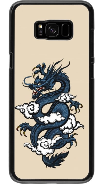 Samsung Galaxy S8+ Case Hülle - Blue Dragon Tattoo