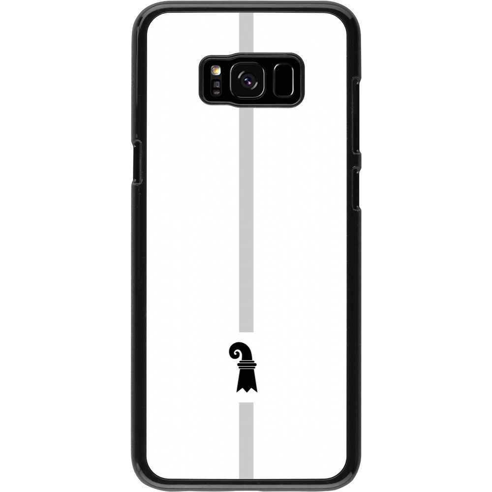 Samsung Galaxy S8+ Case Hülle - Kanton BS weiss