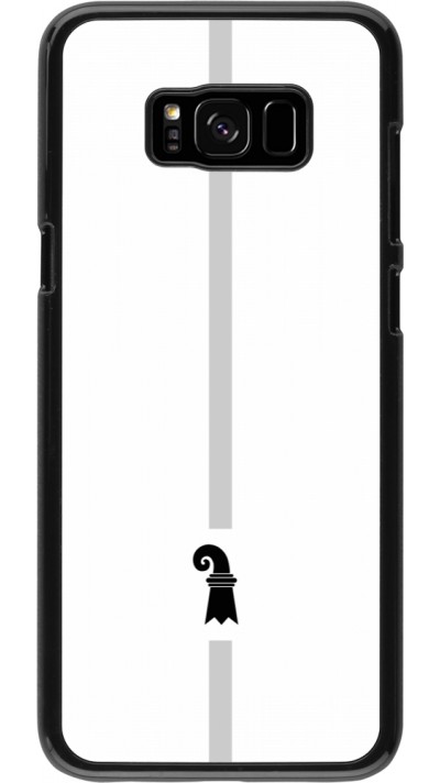 Samsung Galaxy S8+ Case Hülle - Kanton BS weiss