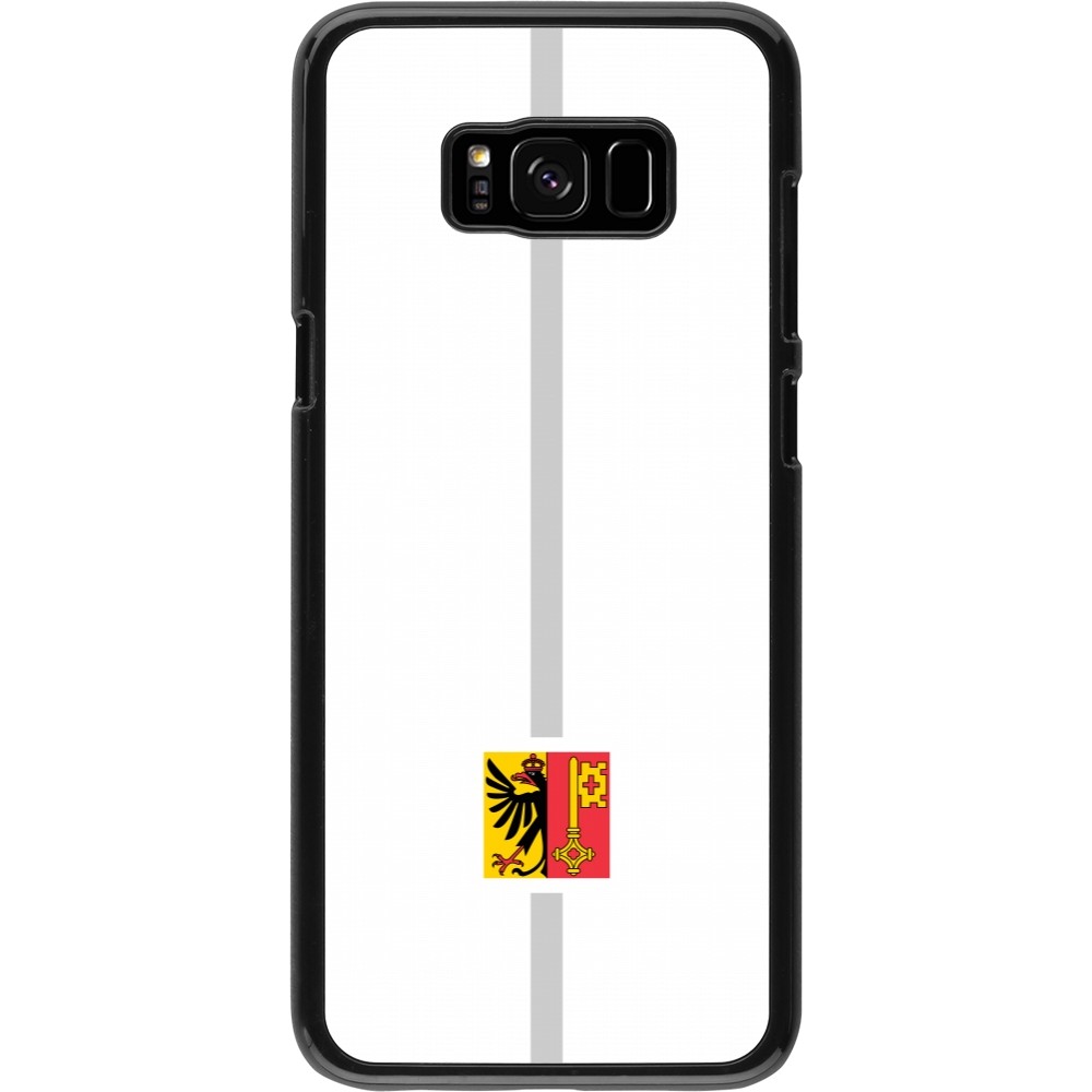Samsung Galaxy S8+ Case Hülle - Kanton GE weiss