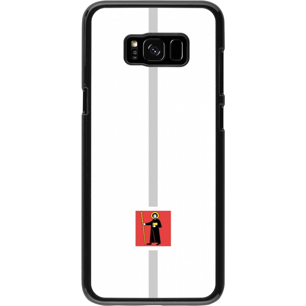 Samsung Galaxy S8+ Case Hülle - Kanton GL weiss