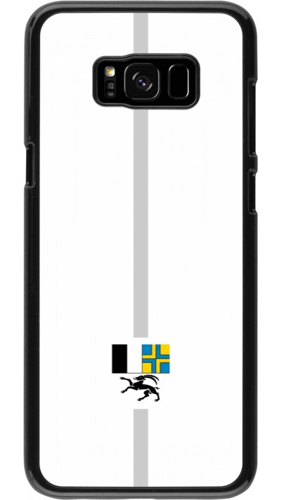 Samsung Galaxy S8+ Case Hülle - Kanton GR weiss