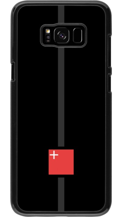 Samsung Galaxy S8+ Case Hülle - Kanton SZ schwarz