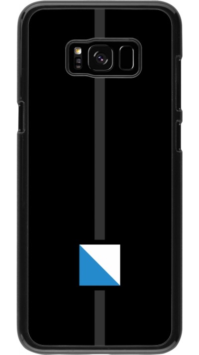 Samsung Galaxy S8+ Case Hülle - Kanton ZH schwarz
