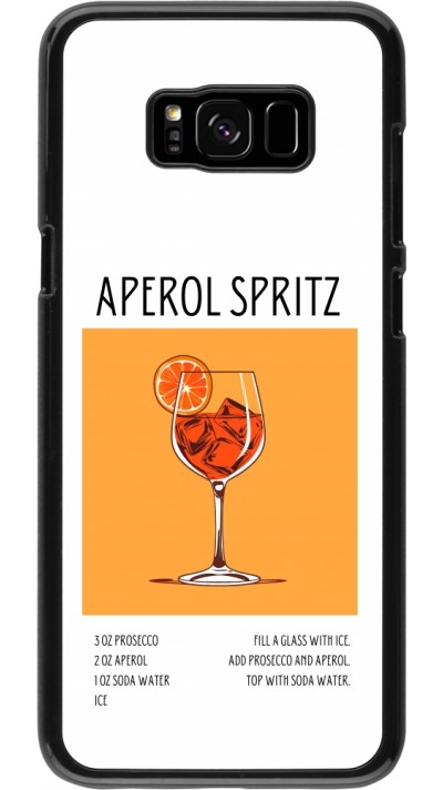 Samsung Galaxy S8+ Case Hülle - Cocktail Rezept Aperol Spritz