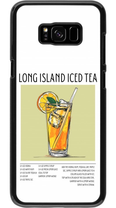 Samsung Galaxy S8+ Case Hülle - Cocktail Rezept Long Island Ice Tea