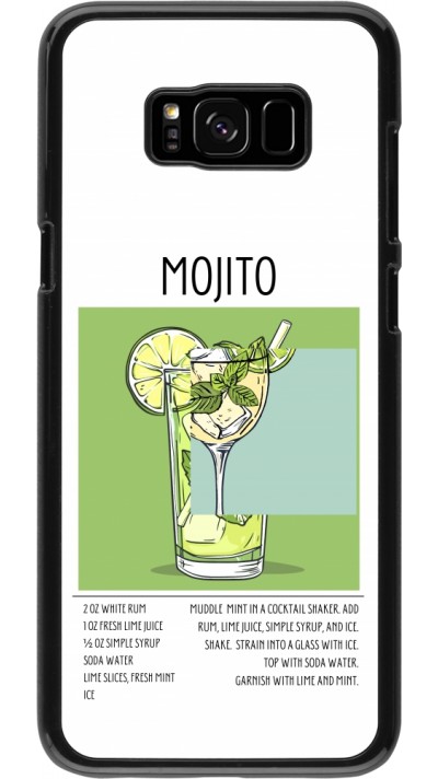 Samsung Galaxy S8+ Case Hülle - Cocktail Rezept Mojito
