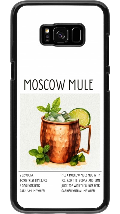 Samsung Galaxy S8+ Case Hülle - Cocktail Rezept Moscow Mule
