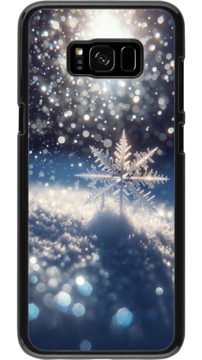 Samsung Galaxy S8+ Case Hülle - Schneeflocke Solar Glanz