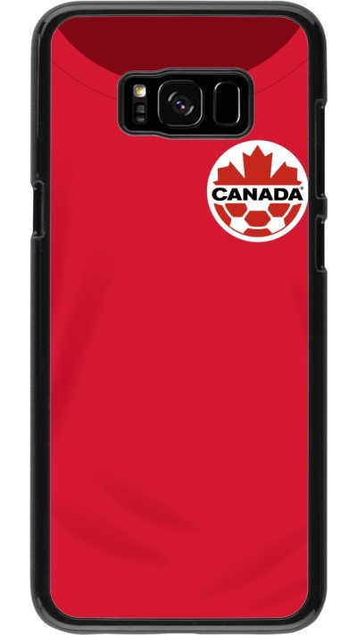Coque Samsung Galaxy S8+ - Maillot de football Canada 2022 personnalisable