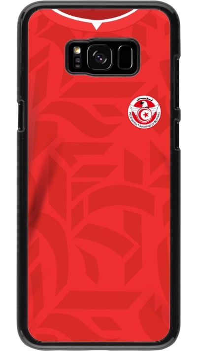 Coque Samsung Galaxy S8+ - Maillot de football Tunisie 2022 personnalisable