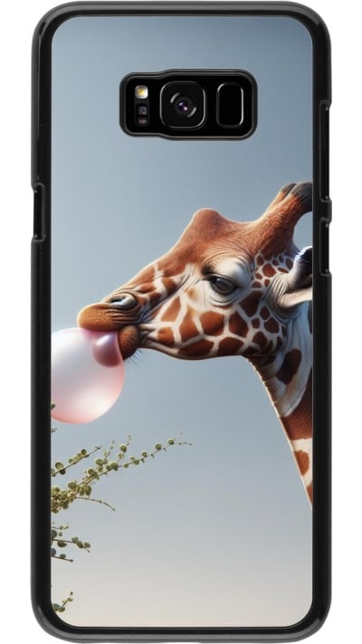 Samsung Galaxy S8+ Case Hülle - Giraffe mit Blase