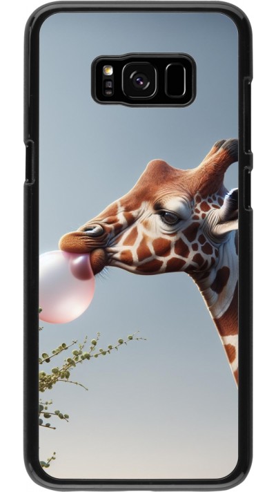 Samsung Galaxy S8+ Case Hülle - Giraffe mit Blase