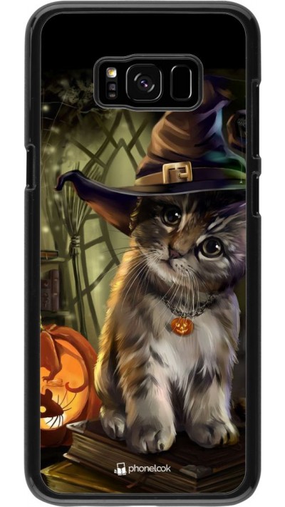 Coque Samsung Galaxy S8+ - Halloween 21 Witch cat