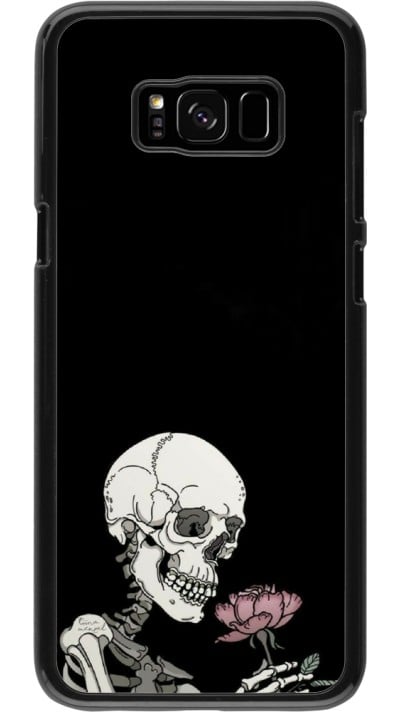 Coque Samsung Galaxy S8+ - Halloween 2023 rose and skeleton